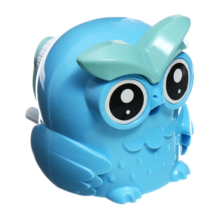 Точилка механическая с контейнером Сова Синяя Точилка механическая с контейнером Сова Синяя