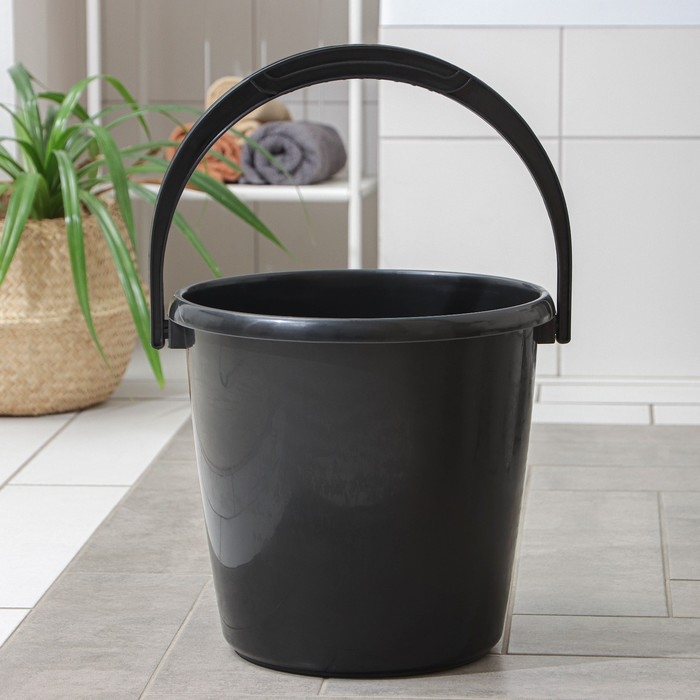 Ведро, 20 л, чёрное Ведро, 20 л, чёрное