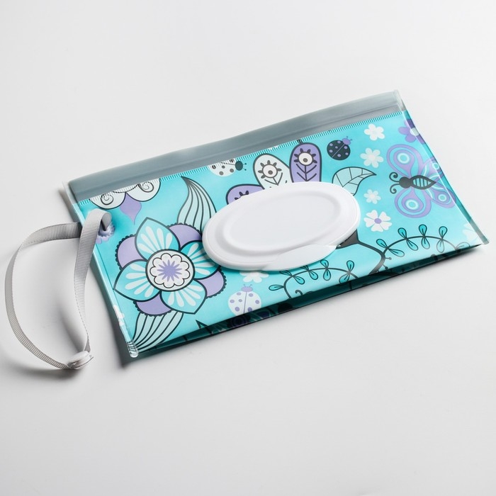 Контейнер для салфеток с петелькой «Абстракция», цвет МИКС Контейнер для салфеток с петелькой «Абстракция», цвет МИКС