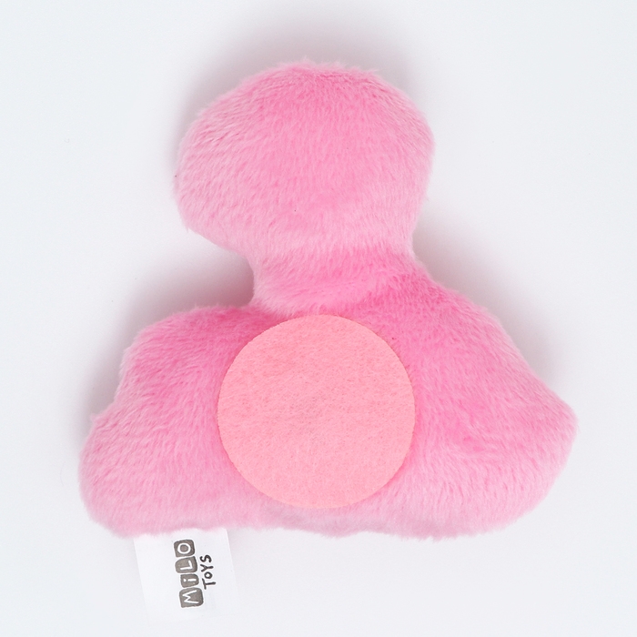 Магнит новогодний мягкий «Змея», розовая Магнит новогодний мягкий «Змея», розовая