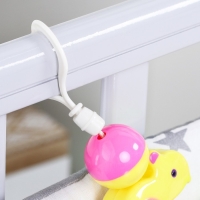 Растяжка на кроватку/коляску &laquo;Забавные зверята&raquo;, 3 игрушки с погремушками, Крошка Я