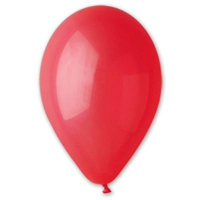 Шар латексный 12 Шар латексный 12", пастель, набор 100 шт., ярко-красный
