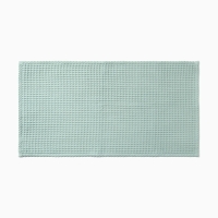 Полотенце вафельное банное Этель "Boho" 45*90 см, цв. мятный, 100% хл