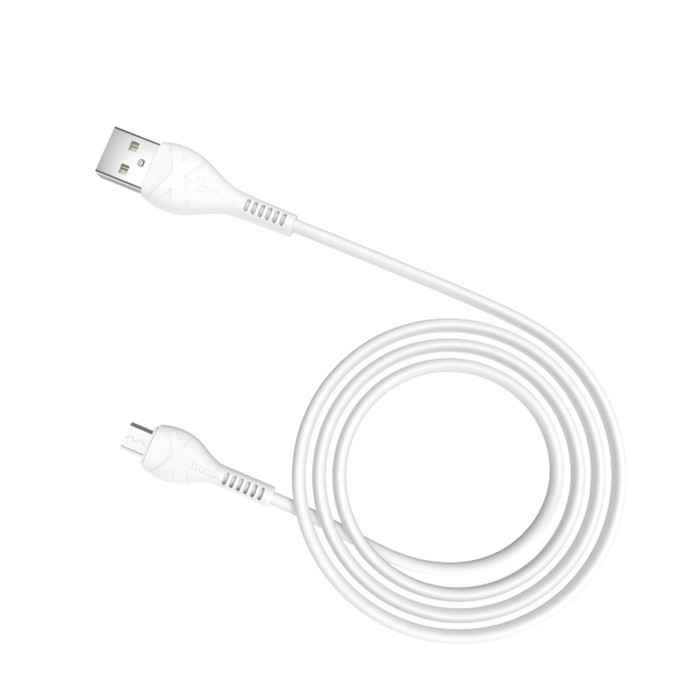Кабель Hoco X37, microUSB - USB, 2.4 А, 1 м, PVC оплетка, белый Кабель Hoco X37, microUSB - USB, 2.4 А, 1 м, PVC оплетка, белый