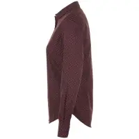 Рубашка женская Becker Women, бордовая с белым, размер L Рубашка женская Becker Women, бордовая с белым, размер L