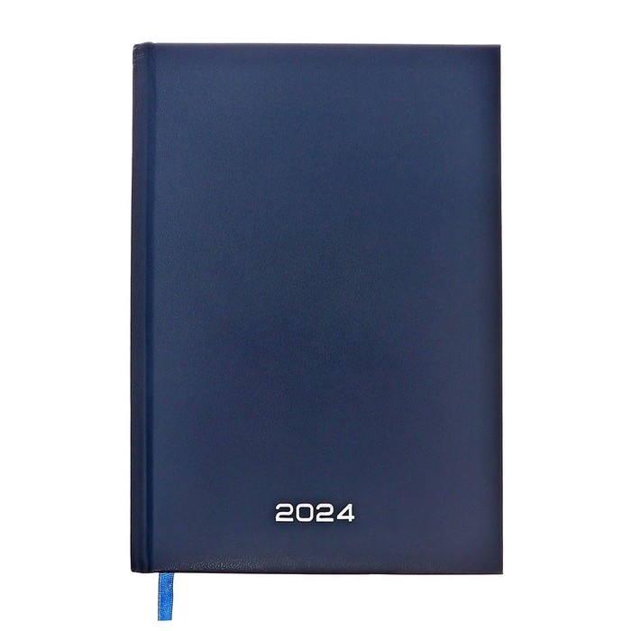 Ежедневник датированный 2024 года, А5, 176 листов, Attomex.Orion, обложка бумвинил, ляссе, блок 70 г/м2, синий Ежедневник датированный 2024 года, А5, 176 листов, Attomex.Orion, обложка бумвинил, ляссе, блок 70 г/м2, синий