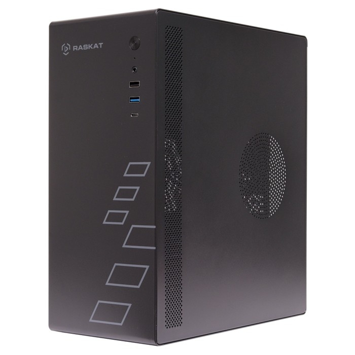 Компьютер Raskat Standart 300, i3 10100, 8 Гб, SSD 240 Гб, Intel UHD, noOS, чёрный