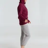 Толстовка с капюшоном унисекс Hoodie, бордовая, размер S Толстовка с капюшоном унисекс Hoodie, бордовая, размер S