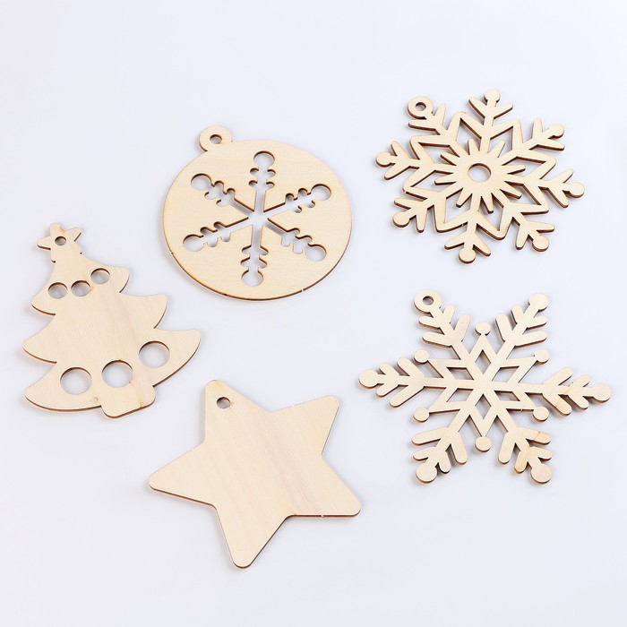 Набор для творчества «Рисуем в технике Эбру», Новый год, А5, 5 ёлочных украшений Набор для творчества «Рисуем в технике Эбру», Новый год, А5, 5 ёлочных украшений