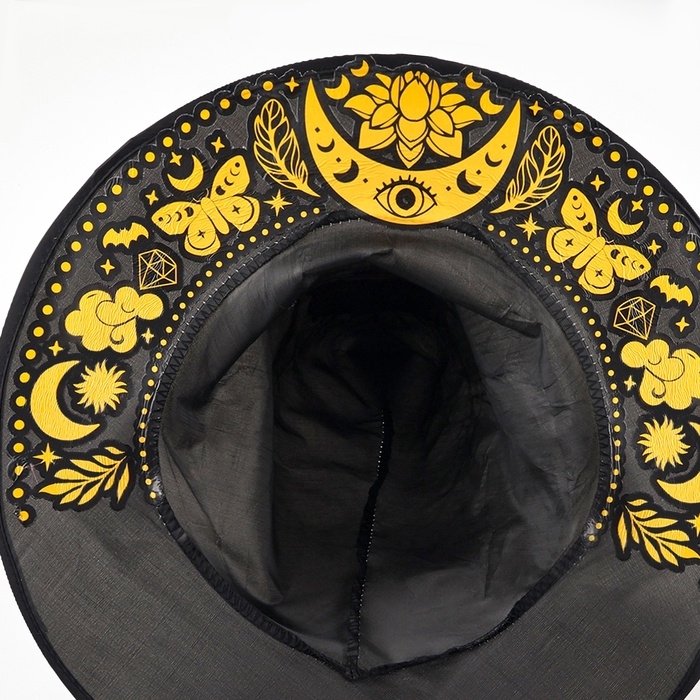 Карнавальный набор &laquo;Тёмная ведьма&raquo;: шляпа, воротник