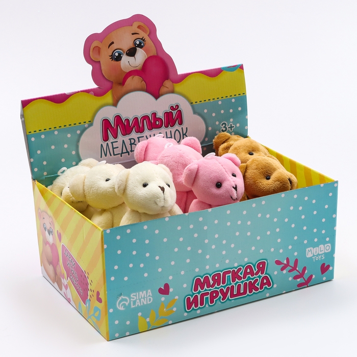 Мягкая игрушка &laquo;Милая медвежонок&raquo;, МИКС
