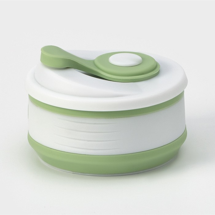 Стакан складной с крышкой Доляна «С собой», 350 мл, 8,5×14 см, цвет фисташковый Стакан складной с крышкой Доляна «С собой», 350 мл, 8,5×14 см, цвет фисташковый