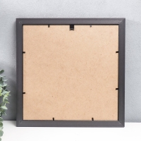 Фоторамка пластик "МИРАМ" 30х30 см коричневый (пластиковый экран)