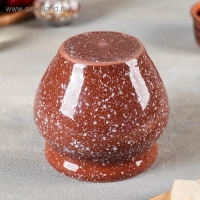 Горшочек традиционный «Мрамор коричневый», 600 мл Горшочек традиционный «Мрамор коричневый», 600 мл