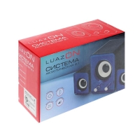Компьютерные колонки 2.1 LuazON LPCK-02, 2x3Вт, сабвуфер 5Вт, 80дБ, Jack 3.5, USB, синяя Компьютерные колонки 2.1 LuazON LPCK-02, 2x3Вт, сабвуфер 5Вт, 80дБ, Jack 3.5, USB, синяя