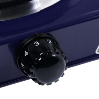 Плитка электрическая HOMESTAR HS-1104, 2000 Вт, 2 конфорки, цвет "сапфир" Плитка электрическая HOMESTAR HS-1104, 2000 Вт, 2 конфорки, цвет "сапфир"