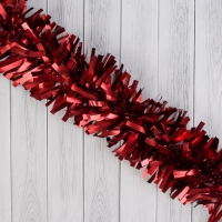 Мишура "Праздничное свечение" 9х200 см, красный Мишура "Праздничное свечение" 9х200 см, красный