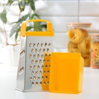 Тёрка Доляна &laquo;Универсал&raquo;, 4 грани, контейнер 450 мл, 27&times;12&times;0,9 см, цвет МИКС