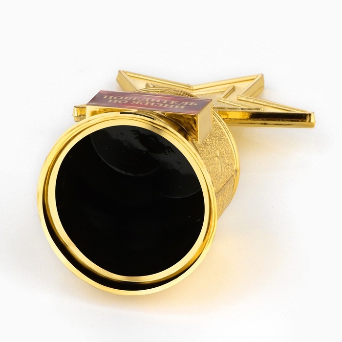 Кубок наградная фигура: звезда литая «Победитель по жизни» золото, пластик, 16 х 8,5 х 6 см. Кубок наградная фигура: звезда литая «Победитель по жизни» золото, пластик, 16 х 8,5 х 6 см.