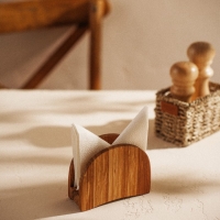 Салфетница из дуба Sima-Land Home, 12&times;9 см