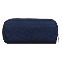 Пенал мягкий 2 отделения, 100 х 210 х 65 мм, объёмный, Calligrata, джинс