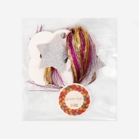 Набор декора для волос «Звезда», на заколке, 2 шт, 40 см, разноцветный Набор декора для волос «Звезда», на заколке, 2 шт, 40 см, разноцветный