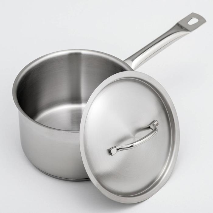 Сотейник, 2,8 л, d=18 см, h=11 см, металлическая крышка, капсульное дно, индукция Сотейник, 2,8 л, d=18 см, h=11 см, металлическая крышка, капсульное дно, индукция