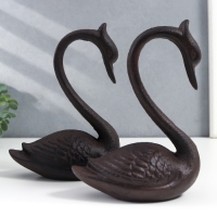 Сувенир чугун "Два лебедя" набор 2 шт 20х8х15 см Сувенир чугун "Два лебедя" набор 2 шт 20х8х15 см