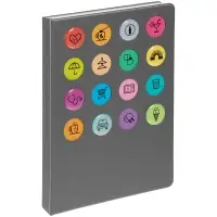 Ежедневник &laquo;История изобретений&raquo;, недатированный, серый