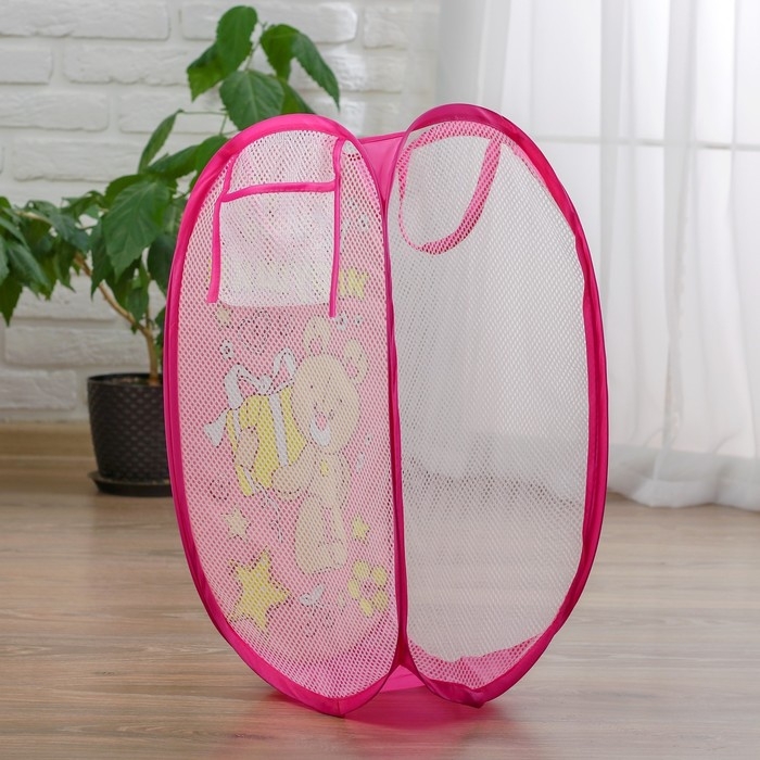 Корзина для хранения игрушек «Мои игрушки» с ручками, 34х34х57 см Корзина для хранения игрушек «Мои игрушки» с ручками, 34х34х57 см