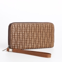 Кошелёк женский на молнии, цвет коричневый Кошелёк женский на молнии, цвет коричневый