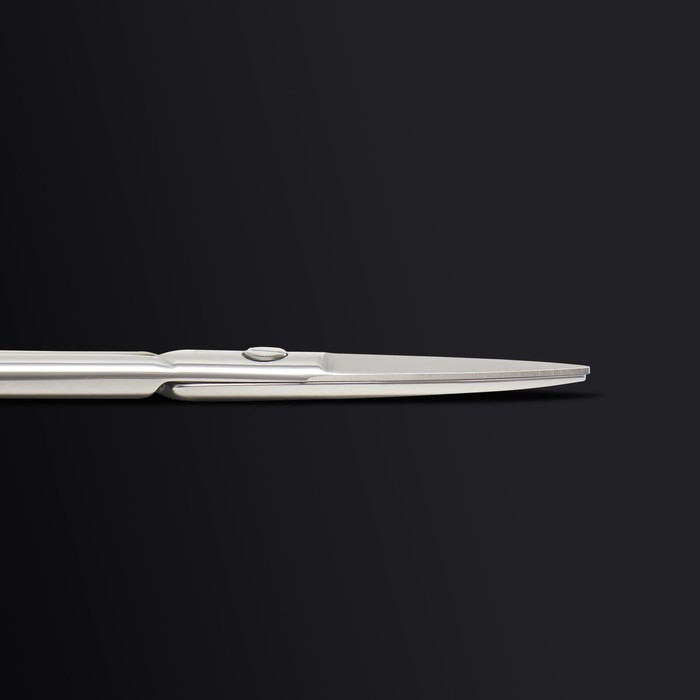 Ножницы маникюрные &laquo;Premium&raquo;, прямые, широкие, 9,5 см, на блистере, цвет серебристый