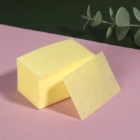 Салфетки для маникюра, безворсовые, плотные, 560 шт, 6 &times; 4 см, цвет жёлтый