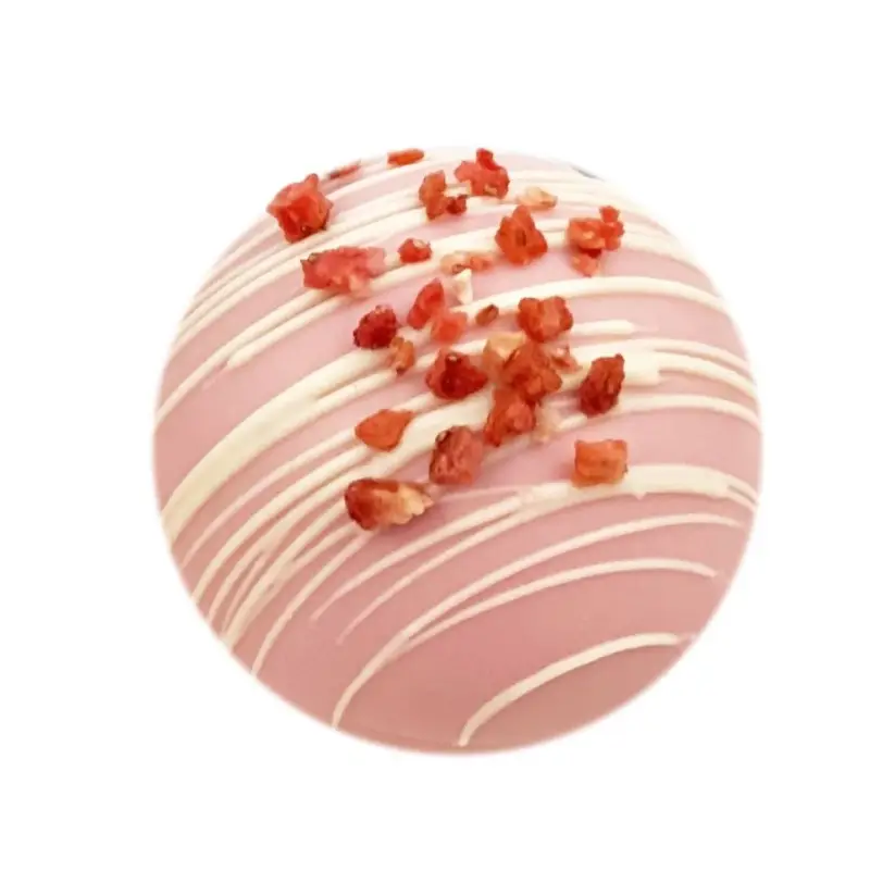 Шоколадная бомбочка &laquo;Клубника&raquo;