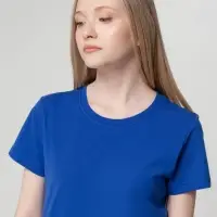 Футболка женская T-bolka Lady ярко-синяя, размер XXL