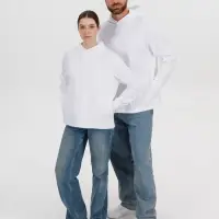 Худи унисекс Morfiss, белое, размер XS/S