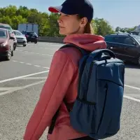 Рюкзак для ноутбука The First, синий