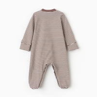 Комбинезон детский с открытыми ножками "Мишка", цвет бежевый, рост 80 Комбинезон детский с открытыми ножками "Мишка", цвет бежевый, рост 80