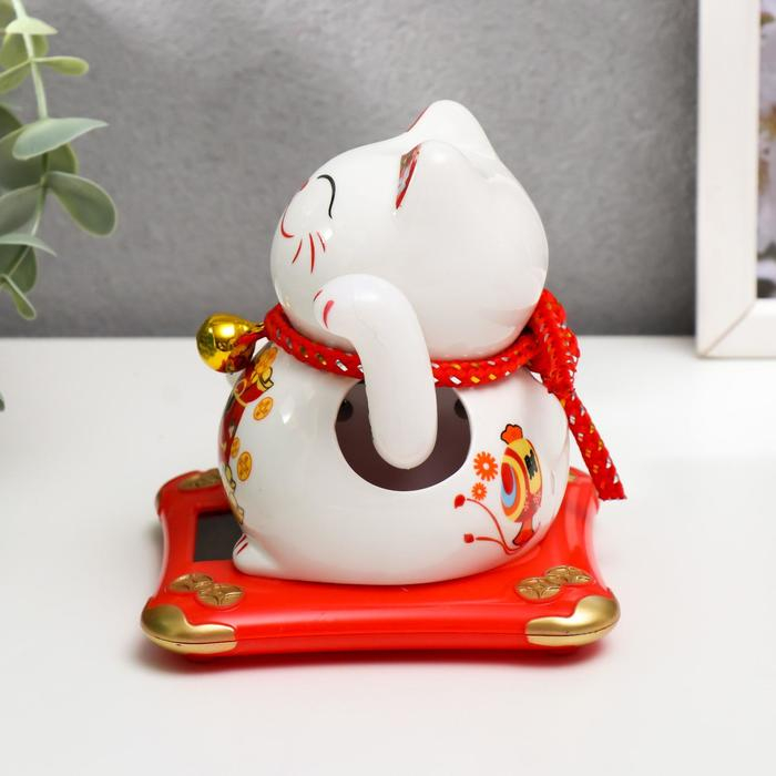 Маятник керамика Маятник керамика "Манэки-нэко со свитком" МИКС 11х10х9,5 см