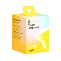 Умная лампа Яндекс, работает с Алисой, светодиодная, цветная, 4.9 вт, 400 Лм, GU10, 220 В