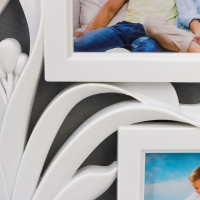 Фоторамка пластик на 4 фото 10х15 см "Цветущий панданус" белый 40х33,5 см Фоторамка пластик на 4 фото 10х15 см "Цветущий панданус" белый 40х33,5 см