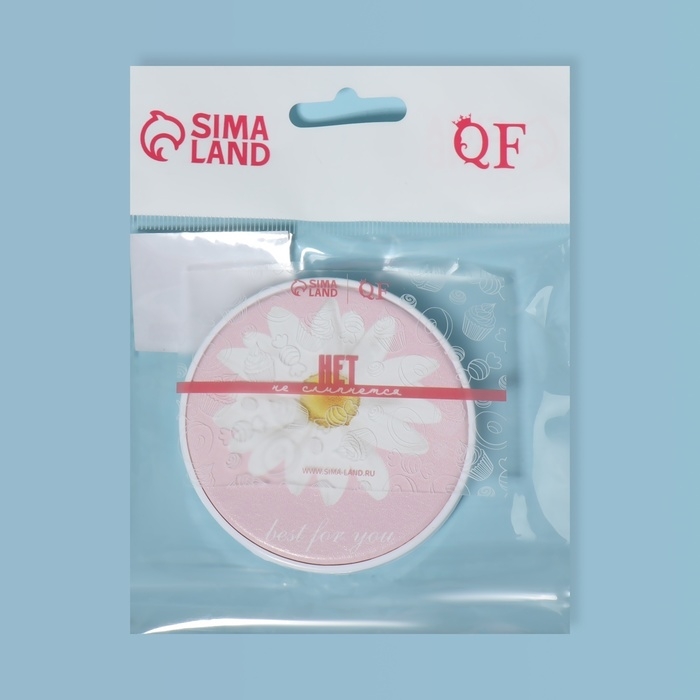 Зеркало складное &laquo;Ромашки&raquo;, d = 7 см, с увеличением, цвет МИКС