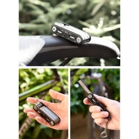 Мультитул 11в1: отвертки, ключи, линейка, черный Мультитул 11в1: отвертки, ключи, линейка, черный