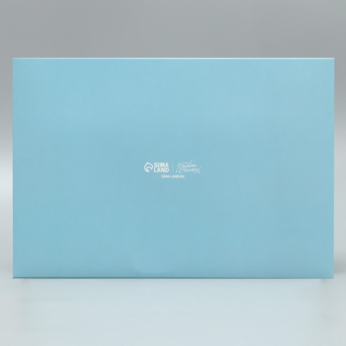 Коробка для капкейков складная с двусторонним нанесением &laquo;Мечты сбудутся&raquo;, 25 х 17 х 10 см, Новый год