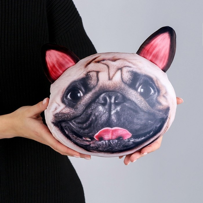 Антистресс подушка, собака &laquo;Мопс&raquo;