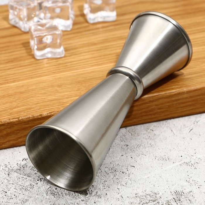 Джиггер барный, мерный стакан для коктейля &laquo;Коктейль&raquo;, объем 30/50 мл