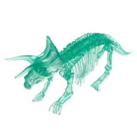 3D пазл «Трицератопс», кристаллический, 10 деталей 3D пазл «Трицератопс», кристаллический, 10 деталей