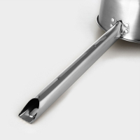 Ковш из нержавеющей стали с длинной ручкой, 1,8 л, 41&times;16&times;9,5 см, металлическая ручка, цвет серебряный