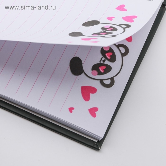 Записная книжка на замочке &laquo;Для опПАНДных мылсей&raquo;, А6, 50 листов .