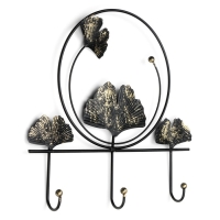 Крючки настенные металлические "Листья", 23 х 23 х 3 см, нагрузка до 3 кг Крючки настенные металлические "Листья", 23 х 23 х 3 см, нагрузка до 3 кг